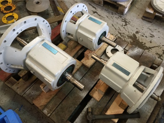 Refurbished Pumps ready for shipment